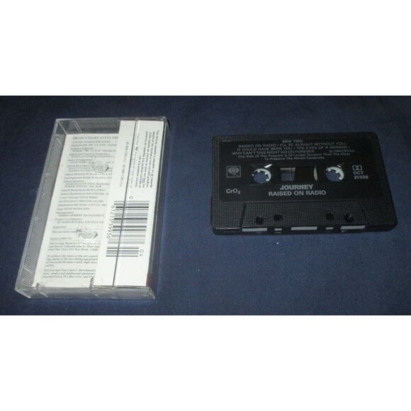 Journey - Raised On Radio on cassette (CBS Records, Canada, 1986) - Picture 2 of 2